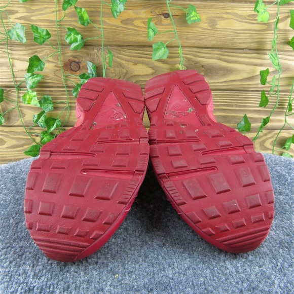 Nike Huarache Men Sneaker Shoes Red Fabric Lace Up Size 11 Medium - Picture 9 of 9